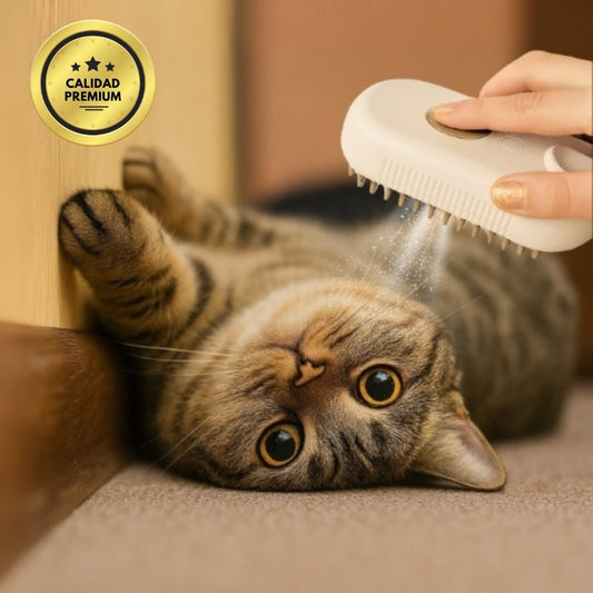 Veluna Steam Brush para gatos