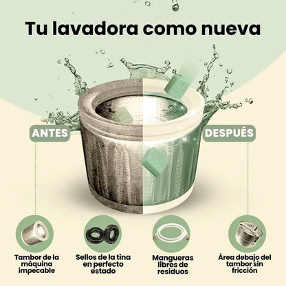 Veluna Limpiador de Lavadora Pro