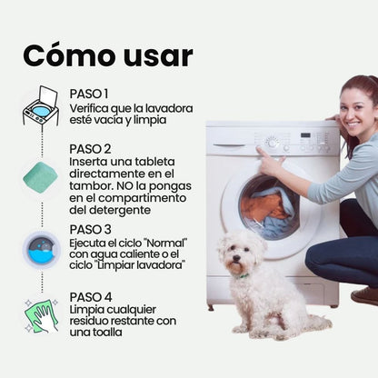 Veluna Limpiador de Lavadora Pro